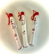 Herbst Winter Weihnacht Gardisten Deko Holzklammer 3er Set Skandi Hygge Geschenk