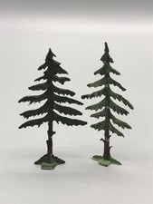 Filigrane Zinn Figuren Tanne Bäume Baum Alt Flachfigur Puppenstube Zubehör Deko