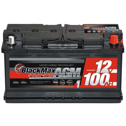 Blackmax agm autobatterie 12v - autobatterie,