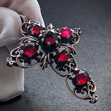 Vintage Kreuz Anhänger 835