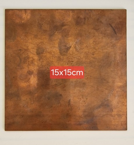 Kupferplatte zuschnitt 15x15cm - zuschnitt,