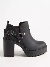 High heel biker boots gr - high,