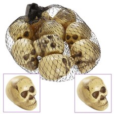 9 DEKO TOTENKÖPFE # Halloween Party Dekoration Totenkopf Skelett Schädel # 8705