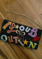 71. Christian Louboutin Handtasche Schultertasche Riviera Clutch Rarität