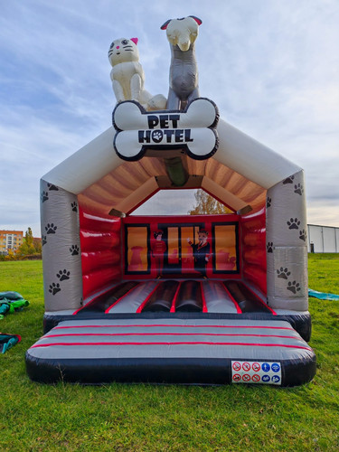 Aufblasbare hüpfburg pet - aufblasbare, „pet