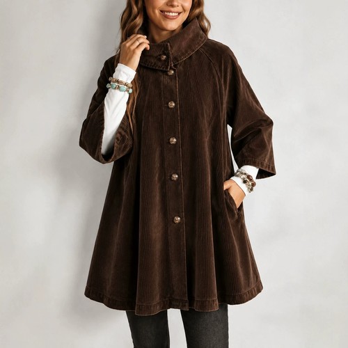 Damen kordjacke mittellang - damen,