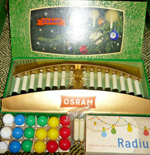 16 er 16151 Lichterkette Weihnachtsbeleuchtung  bunte Birnen  Schaftkerzen Retro