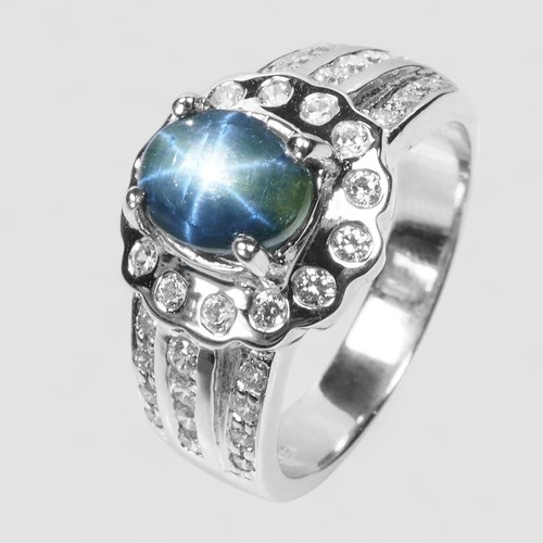 Prächtige blaue stern saphir - prächtige,