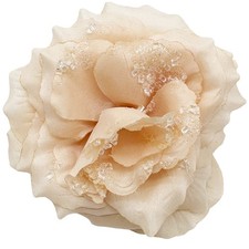 Glitzer Rose mit Klammer