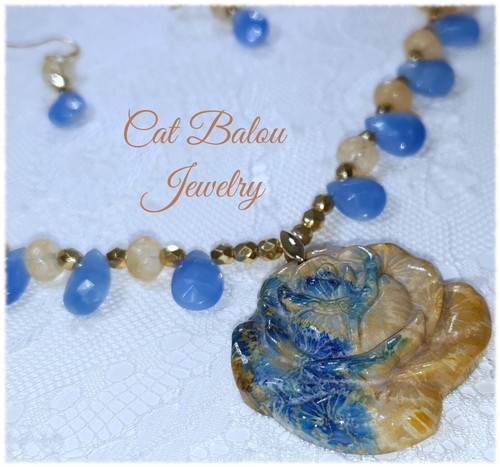 Kette und ohrringe schmuckset - kette,