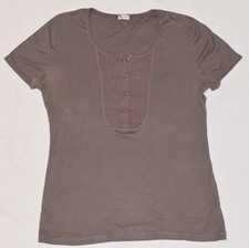 Schiesser Revival T-Shirt Neuwertig Gr. 40 taupe