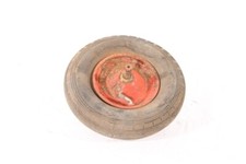 1 x alter Reifen Luft mit Felge Metall Kinderwagen Dreirad Roller