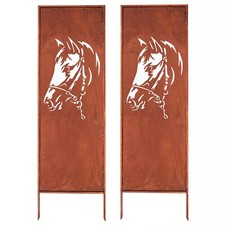 SICHTSCHUTZ 2x - ROST GARTEN