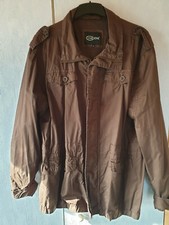 Inscene Jacke braun 2XL gefüttert Karstadt mit Reißverschluss + Knöpfen neuwerti