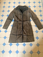 Hugo Boss Damen Lammfellmantel/ Wendemantel Dunkelbraun Gr 34/36/ sportl. eleg.