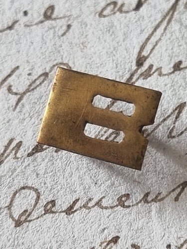 Monogramm buchstaben messing - monogramm,