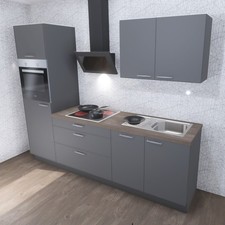 Einbauküche Malmö 9 Graphit