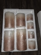 Neu led kerzen mit timer set 8 Stk Flackert  Echt Wachs Kerze Dekoration  Deko