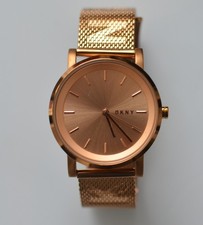 DKNY NY-2622 Rose gold Dial 5 ATM Rose gold Tone S/S QUARTZ WOMEN'S WRIST WATCH