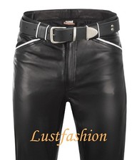 DEsigner Lederhose schwarz