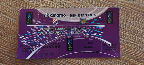 Ticket 2004 dinamo - dinamo, zagreb