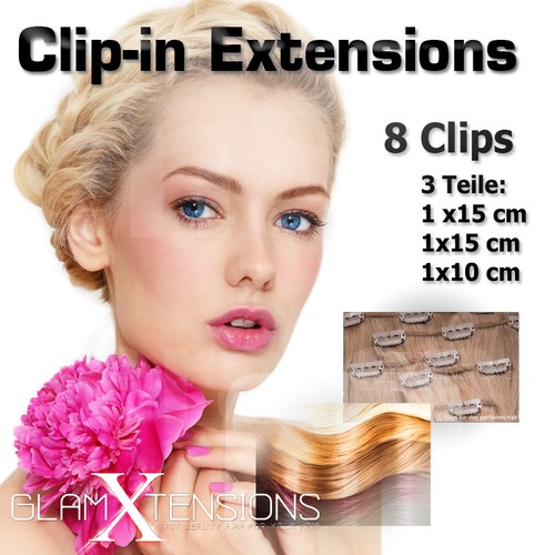Echthaar clip 35gr - in,