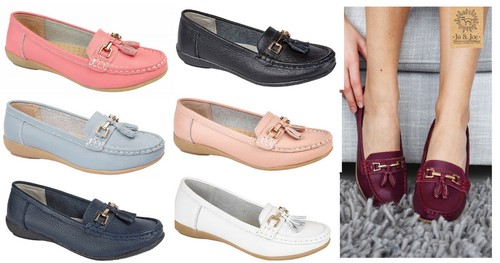 Joe damen leder mokassins - joe,