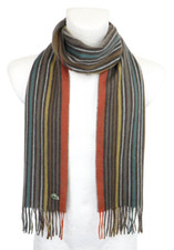 Lacoste Schal Herren Einheitsgröße Mehrfarbig Nadelstreifen Wolle Kaschmir Blend