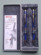⭐️ rOtring - Side Knock - Set Blau Kugelschreiber Feinminenstift Druckbleistift 