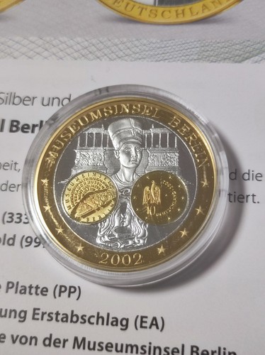 Medaille 2002 museumsinsel - medaille,