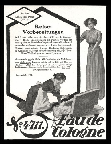 Alte grosse werbung 1911 - werbung, 4711