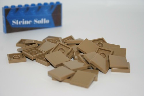 Lego 50x fliesen 2x2 dark - 50x,