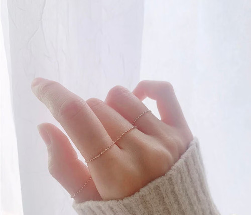 Minimalistischer ring karat - minimalistischer,