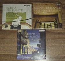 3 x HÖRBUCH - ELENA FERRANTE - EVA MATTES -Lügenhafte Leben - Erfindungen - DVD