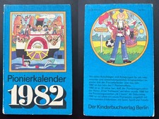 JP Seid Bereit PIONIER KALENDER 1982 Kinder Buch Verlag Berlin Abzeichen Wissen