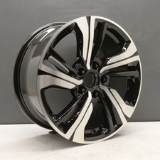 Honda Civic 17 " Alu Felge 8J ET50 Diamantschliff Schwarz OEM 17080A Original X1