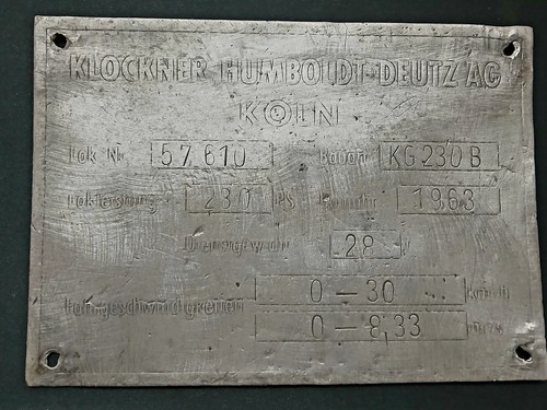 Original deutz lockschild - original,