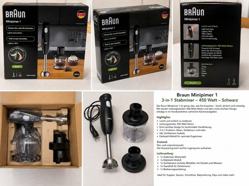Neu braun stabmixer - neu:, stabmixer-