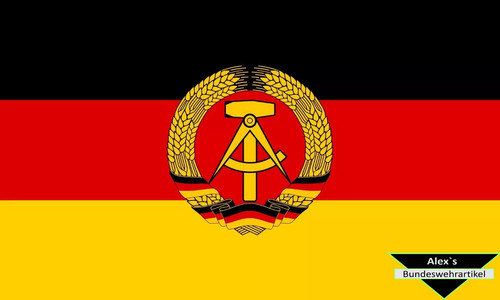 Fahne flagge ddr deutschland - fahne,