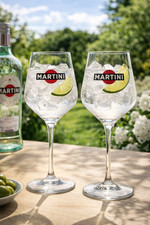 2x MARTINI Weingläser Set