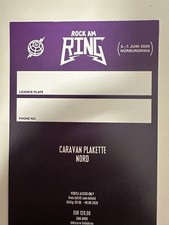 Rock Am Ring Caravan Plakette