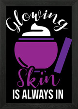 Gerahmtes Wandbild Haut Derma