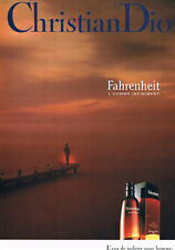Dior Werbeanzeige Werbung Christian Dior Fahrenheit Duft #1 ÜG