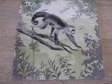 4 Servietten Napkins Afrika Monkey green, Affe