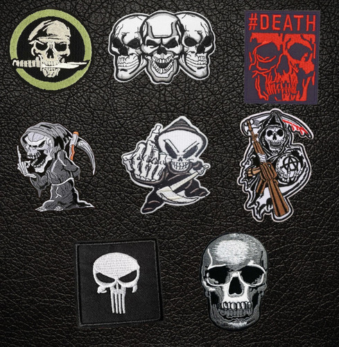 Totenkopf patch aufnäher - totenkopf,