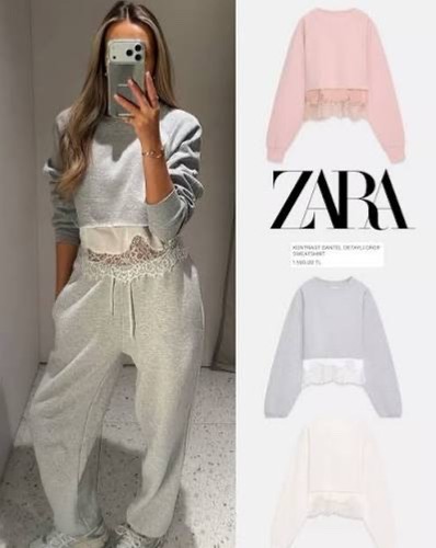 Zara sweatshirt pullover - zara,
