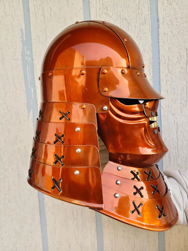 Handgefertigter kupfer samurai - kupfer,
