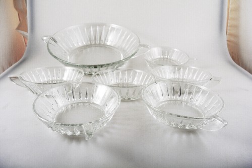 7tlg set große glasschalen - set,
