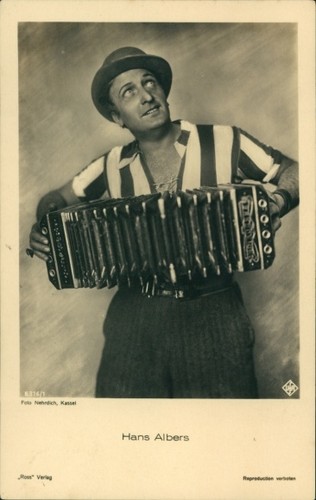 Schauspieler hans albers - ak,