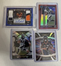 Javonte Williams Panini One /75 On Card RPA Fanatics Red Hyper Rated Rookie X4